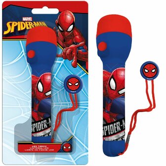 Spiderman Zaklamp 16 cm Blauw/Rood