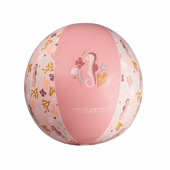 Little Dutch Ocean Dreams Strandbal 35 cm Roze