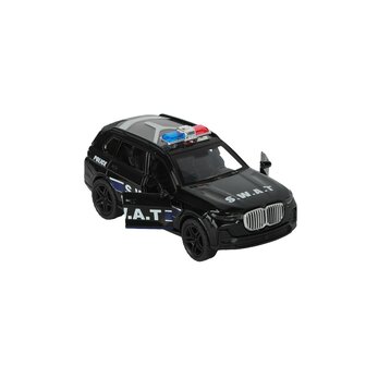 112 Pull-Back S.W.A.T. Auto 1:36 + Licht en Geluid