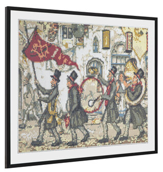 Grafix Diamond Painting Anton Pieck Fanfare 40x50cm