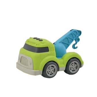 Bioplastic Sleepwagen 18 cm Blauw/Groen