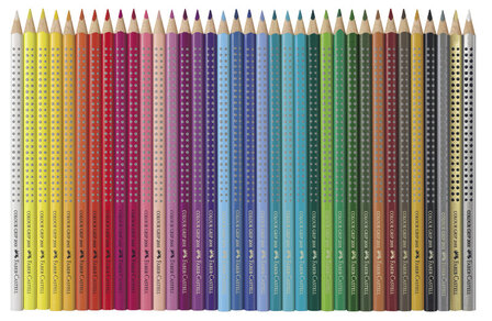 Faber Castell FC-112435 Kleurpotlood Faber-Castell GRIP Metalen Etui A 36 Stuks