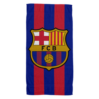 FC Barcelona Badlaken 100x180 cm Blauw/Rood