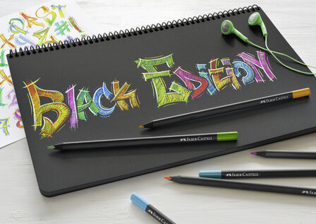 Faber Castell FC-116424 Kleurpotloden Black Edition In Etui 24 Stuks