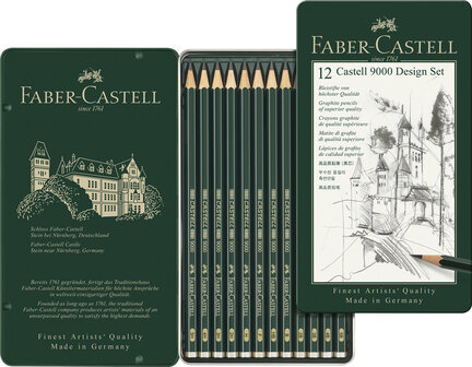 Faber Castell FC-119064 Potlood 9000 Designset