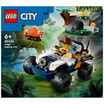 Lego 60424 City Exploration Jungle Atv Rode Panda