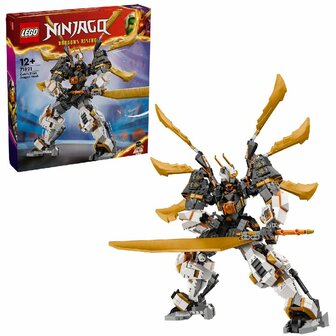 Lego 71821 Ninjago Cole&#039;s Reusachtige Drakenmecha