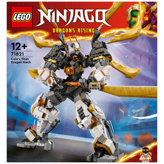 Lego 71821 Ninjago Cole&#039;s Reusachtige Drakenmecha