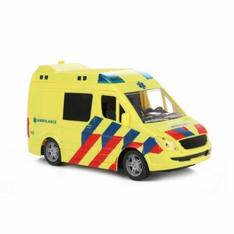 Cars &amp; Trucks Ambulance + Licht en Geluid