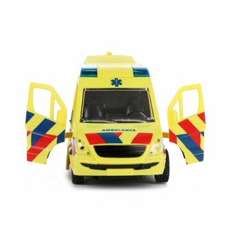 Cars &amp; Trucks Ambulance + Licht en Geluid