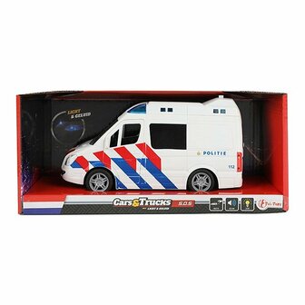 Toi-Toys Cars &amp; Trucks Politiebus + Licht en Geluid