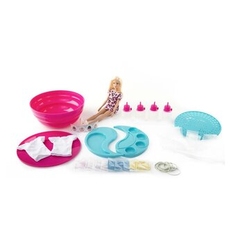 Barbie Tie Dye Machine met Pop