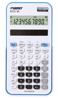 Citizen FI-ECO30BL Calculator Fiamo ECO 30 BL Wit-blauw