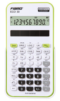 Citizen FI-ECO30GR Calculator Fiamo ECO 30 GR Wit-groen