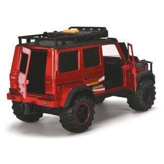 Dickie Toys Mercedes-Benz AMG 500 Jeep met Paardentrailer + Batterij