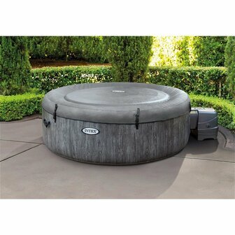 Intex 28442 PureSpa Greywood De Luxe Bubble Massage Jaccuzi 6-persoons Set