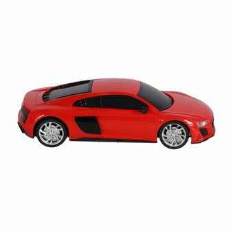 RC Audi R8 Coup&eacute; 1:24 + Licht Rood