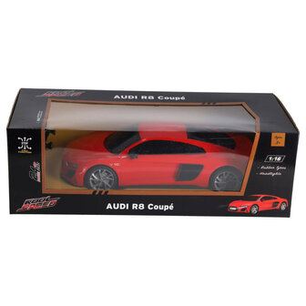 RC Audi R8 V10 Coup&eacute; 1:16 + Licht Rood