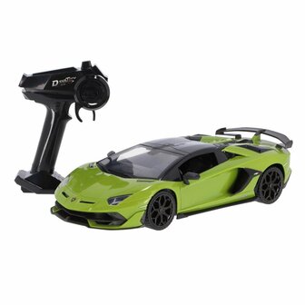 RC Lamborghini Aventador 1:14 + Licht Neon Groen