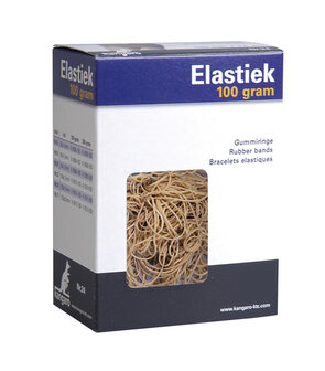 Kangaro K-5009-100 Elastiek Nr. 20 90x1,5mm 100gr Naturel