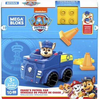 Mega Bloks Paw Patrol Chases Patrol Car