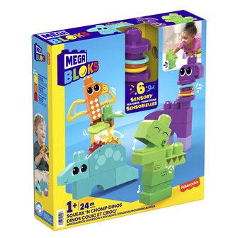 Mega Bloks Squek and Chomp Dinos