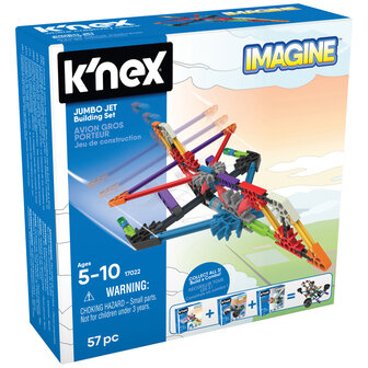 Knex Imagine Jumbo Jet Building Set 57-delig