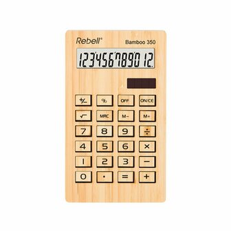 Rebell RE-BAMBOO350WB Calculator Bamboe