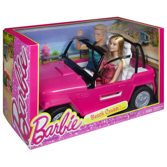 Barbie Beach Cruiser met Barbie en Ken