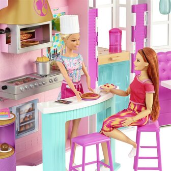 Barbie Cook and Grill Restaurant Speelset