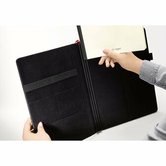 Sigel SI-CF131 Conceptum Flex Business Organiser A5 Zwart/Kunstleer + 3 Schriften