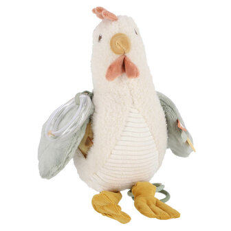 Little Dutch Farm Activiteitenknuffel Kip 25 cm