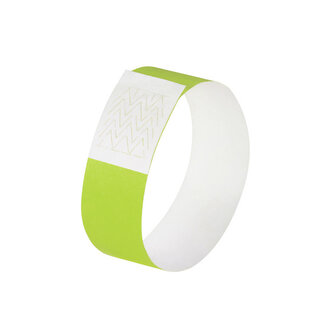 Sigel SI-EB212 Evenementenbandjes Super Soft, 255x25mm 120 Stuks Neon Groen