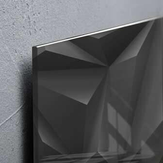 Sigel SI-GL261 Glasmagneetbord Artverum 910x460x15mm Black Diamond