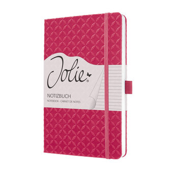 Sigel SI-JN105 Notitieboek Jolie Flair A5 Hardcover Gelinieerd Fuchsia Roze