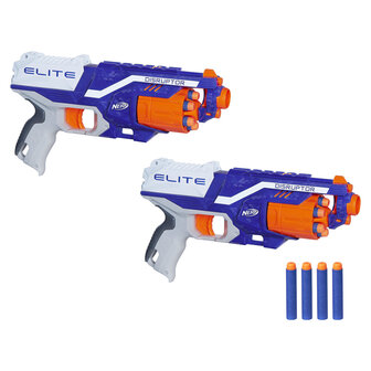 Nerf N-strike Elite Disruptor Duopack met 4 Darts