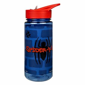 Scooli Drinkfles Spiderman 500 ml Rood/Blauw