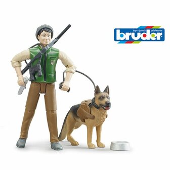 Bruder 62660 BWorld Boswachter met Hond