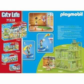 Playmobil 71328 City Life Sportschool Uitbreiding