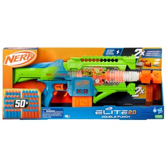 Nerf Elite 2.0 Double Punch Blaster + 50 Darts