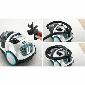 Bosch BGC21HYG1 ProHygienic Stofzuiger Zonder Zak 550W Wit/Zwart