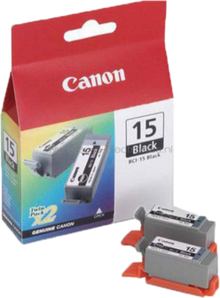 Canon BCI-15BK duo pack zwart