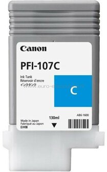 Canon PFI-107 cyaan