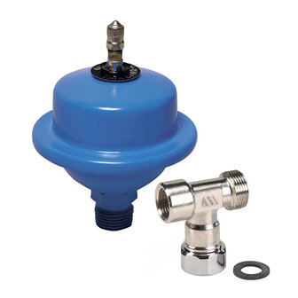 Universeel Waterslagdemper 1/2&quot; En T-stuk