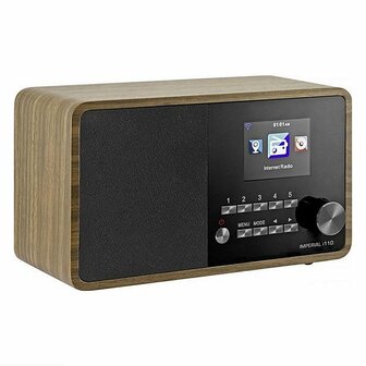 Imperial I110 Radio Hout/Zwart