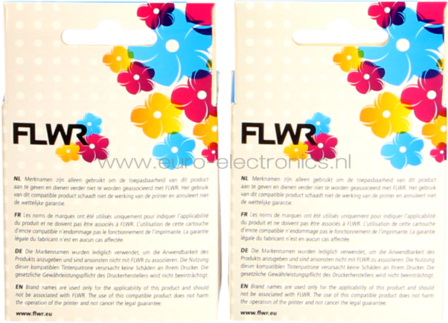 FLWR Canon PG-40 / CL-41 Multipack zwart en kleur