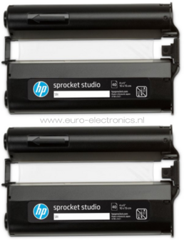 HP Sprocket Studio Fotopapier en Cartridges zwart en kleur