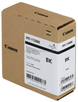 Canon PFI-110 inktfles zwart