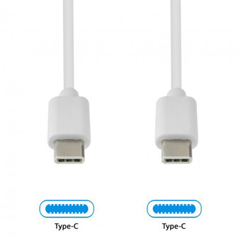 GrabNGo Gng Laadk. Usb-c&gt;usb-c 1m Wit