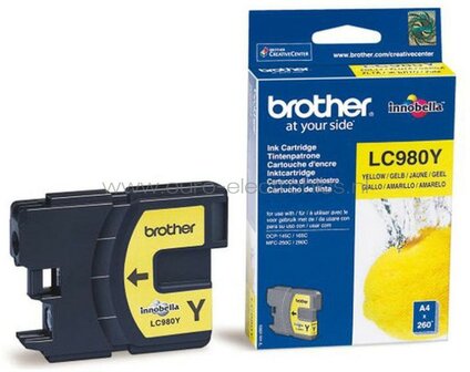 Brother LC-980Y geel